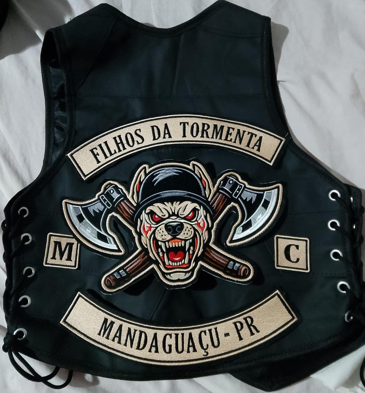 Kit motoclube costas (5 itens)